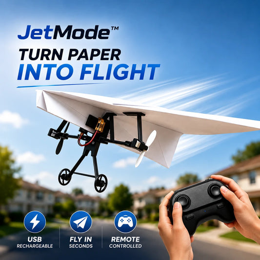 JetMode™ RC Remote Control Paper Airplane