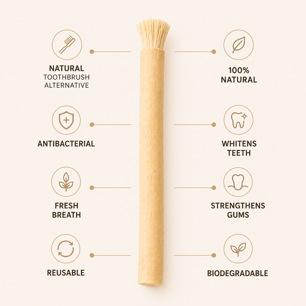 PureBristle Natural Miswak Stick