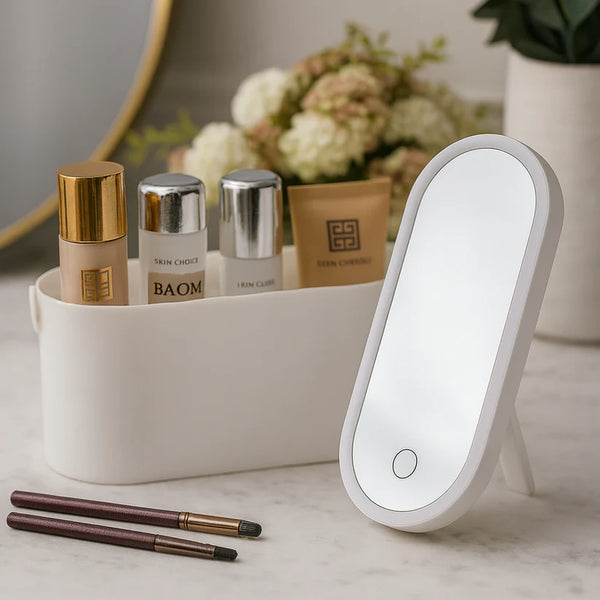 LumiLuxe™ Travel Makeup Case