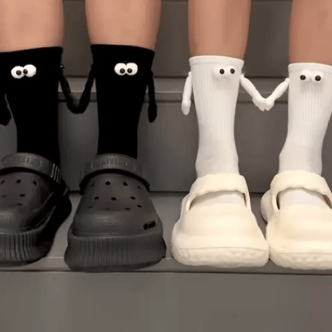 SoleMates Cute Magnetic Hand-Hold Socks
