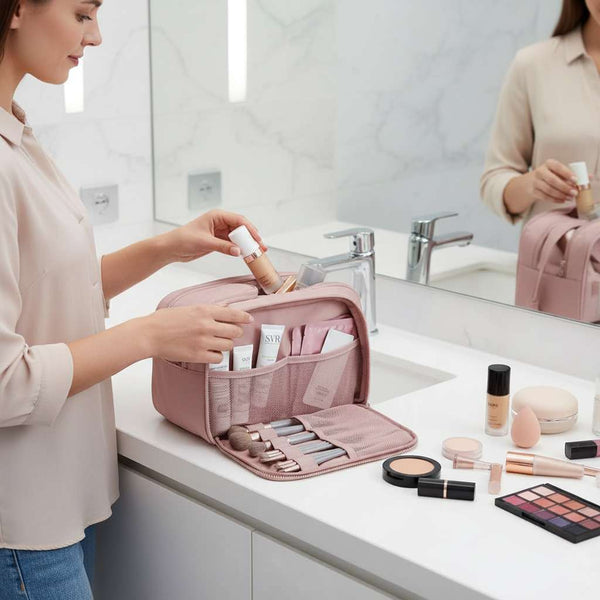 GlamKit Travel Toiletry Organizer Bag