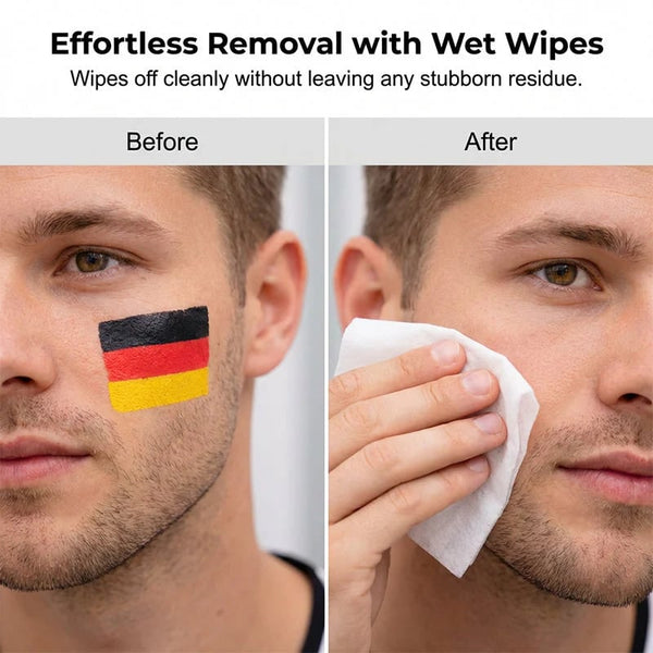 Champion Stadium Flag Face Paint
