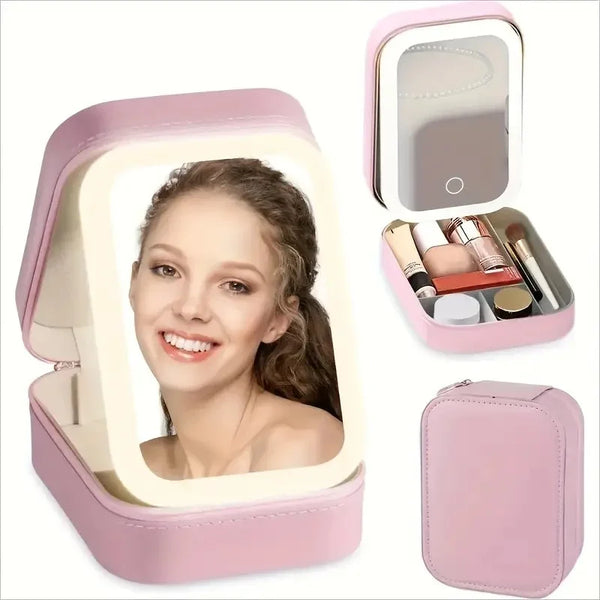 Starlight Vanity Compact LED Travel Mirror