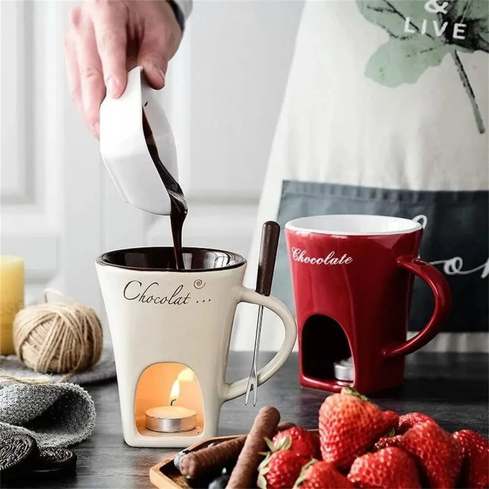 FondueMug™ – The Ultimate Personal Fondue Experience! 🍫🔥