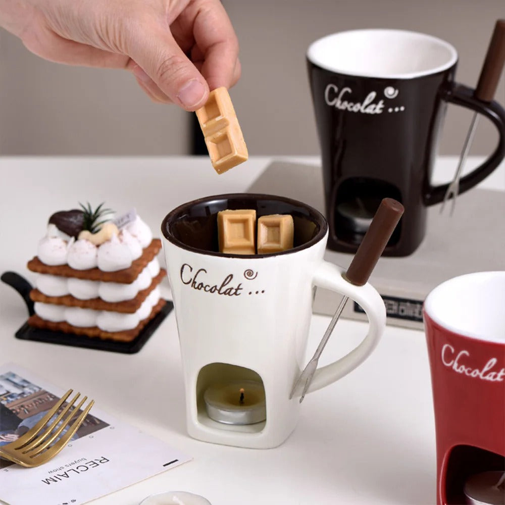 FondueMug™ – The Ultimate Personal Fondue Experience! 🍫🔥